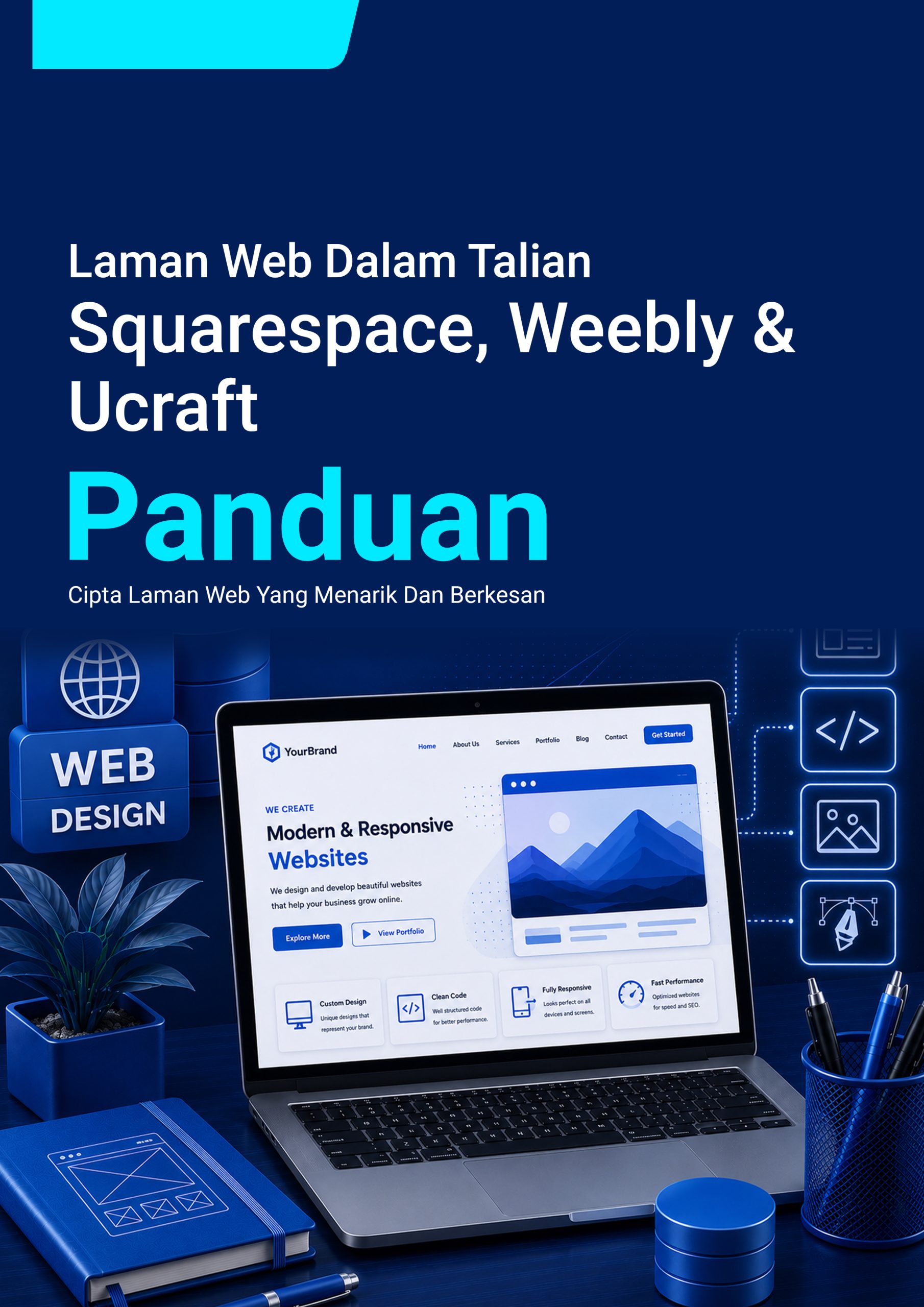 169. Laman Web Dalam Talian (Squarespace, Weebly & Ucraft)